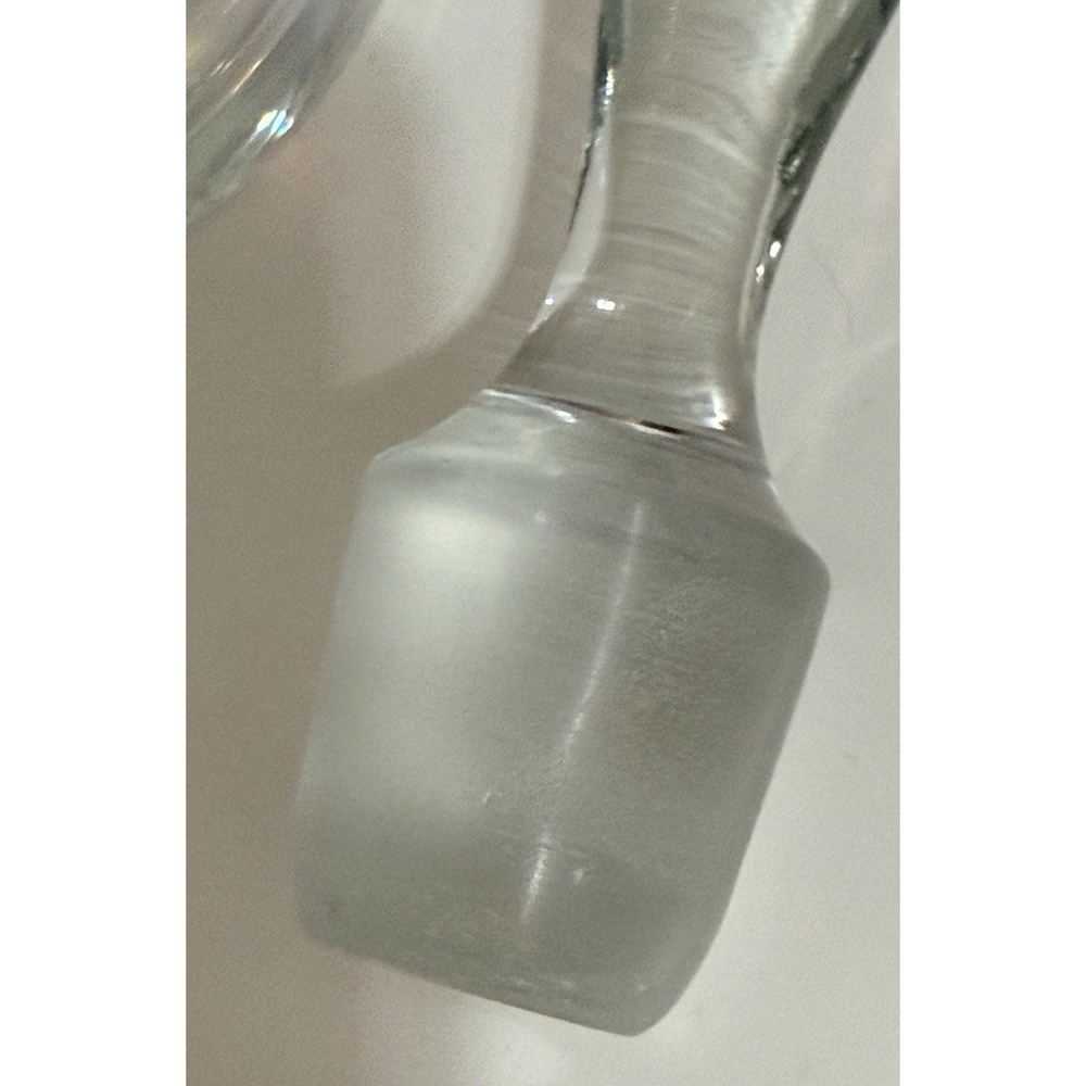 Vintage Toscany Handblown Iridescent Decanter Genie Bottle With Stopper 15" - Picture 4 of 16
